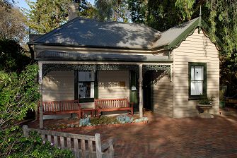 Early in the 20th century, the weatherboard extension with its typical bull-nosed verandah and cast-iron lace, was added and this now forms the entrance to the building.
